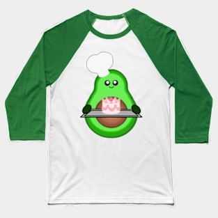 Avocado Cake Baseball T-Shirt